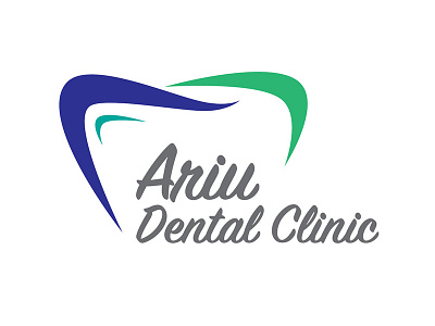 Ariu Dental Clinic design icon illustration logo vector