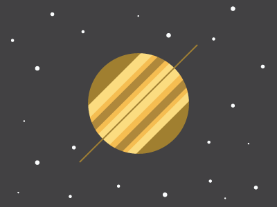 Saturn illustration saturn space