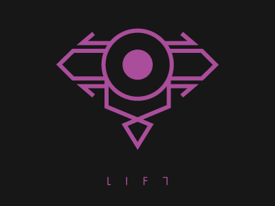 LIFT Wordmark illustration logo wordmark
