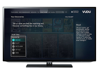 VUDU. Discover / Layout 01