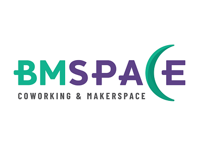 BMSpace coworking logo logo design