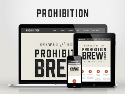 WP Prohibition — Responsive Creative WordPress Theme clean creative minimal modern portfolio responsive wordpress