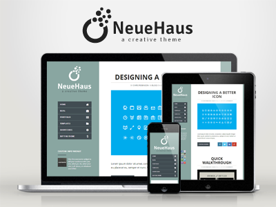 WP Neuehaus — Responsive Creative WordPress Theme clean creative minimal modern portfolio responsive wordpress