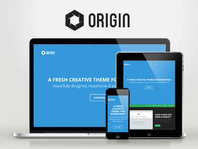 WP Origin — Responsive Creative WordPress Theme clean creative minimal modern portfolio responsive wordpress