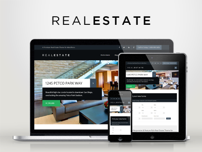 WP Pro Real Estate 6 Responsive WordPress Theme business clean creative flat modern real estate responsive wordpress