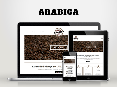 WP Arabica Responsive Creative WordPress Theme