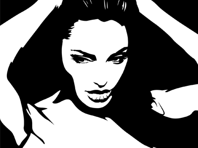 Angelina art illustration pop art