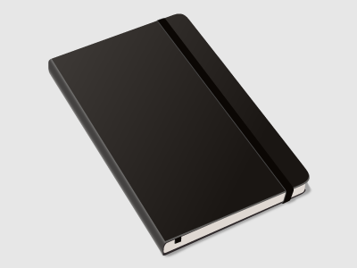 Moleskine Notebook eps icon illustrator moleskine notebook vector