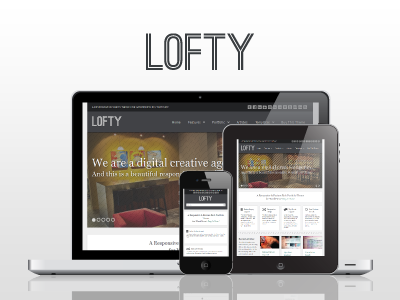 WP Lofty Responsive Business WordPress Theme clean minimal responsive theme wordpress