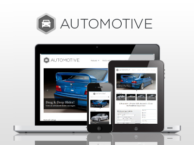 WP Automotive clean minimal responsive theme wordpress