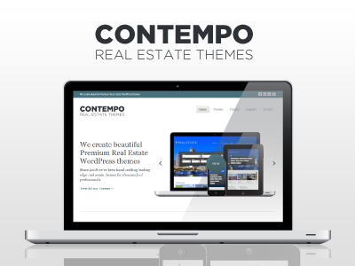 Contempo Real Estate Themes clean minimal real estate responsive theme wordpress