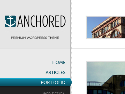 Anchored blog portfolio theme wordpress