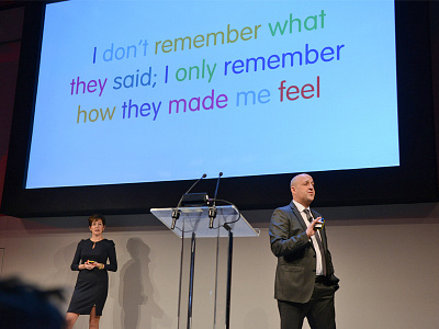 How do you feel? colour conference emotions keynote message
