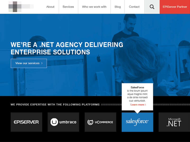 Hero design hero typography copy logos interaction colour art-direction