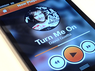iPhone music app app iphone music