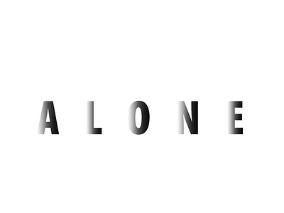 Alone branding design illustrator cc logo podcast typography unused vector