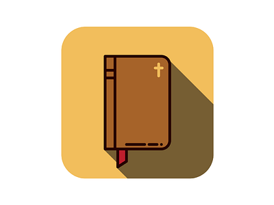 Bible App Icon app flat design icon illuatrator cc ios ipad iphone