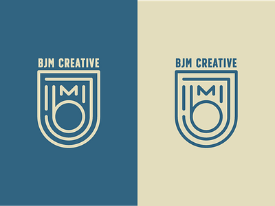 BJM Monogram 2 b branding cool colors icon illustrator cc initials j lettering logo m monogram typography