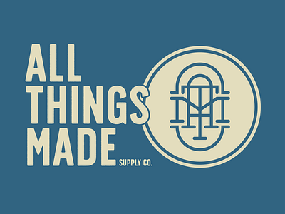 All Things Made Branding Test branding christian clothing design illustrator cc logo monogram vector