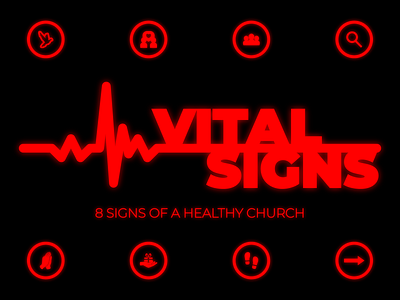 Vital Signs Sermon Series Graphic christian icons illustrator cc logo typography vector