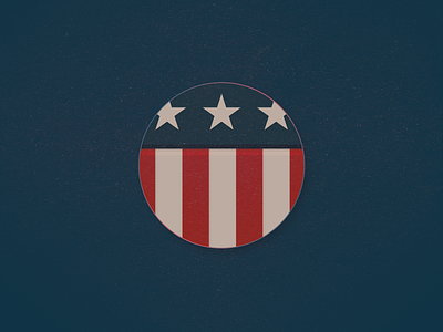 American Flag Badge