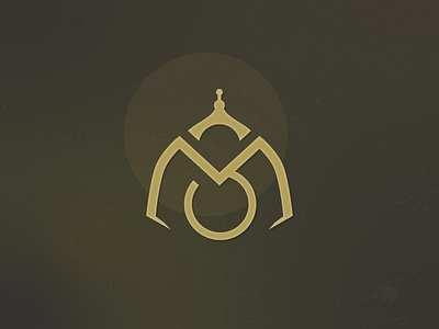 M+S Monogram Logo / Dome, Temple, Mosque Icon