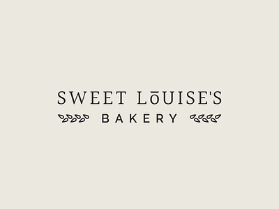 Sweet Louise's Bakery Logo Concept