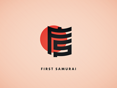 First Samurai Logo Icon branding design horse horse racing icon illustration lettermark logo monogram monogram logo thoroughbred typography vector