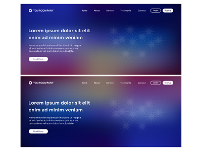 Landing page with colorful background colorful digital flat gradient gradient mesh header hero header homepage interface internet landing landing page layout meshfill meshfill art responsive template theme page web webpage website wireframe page