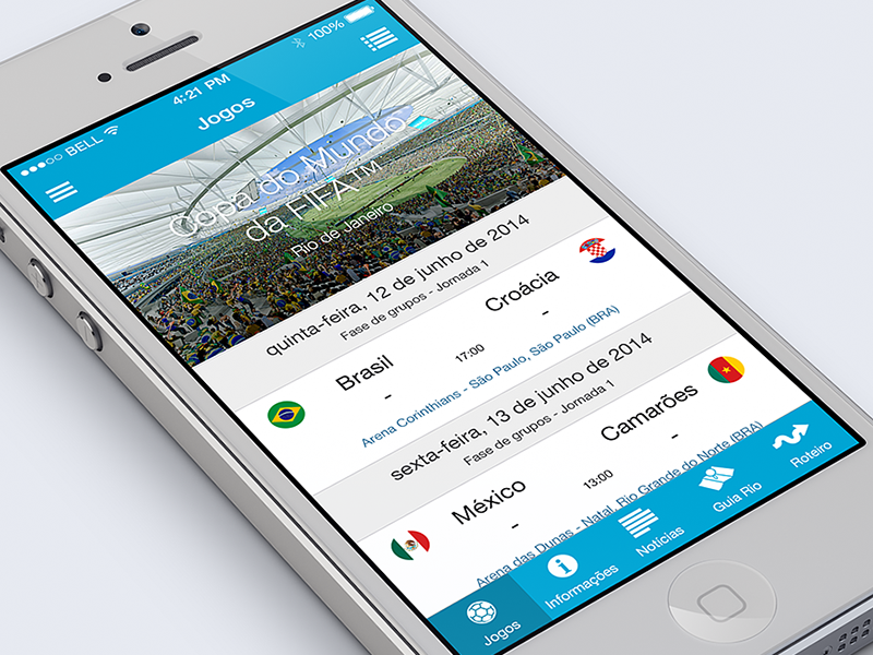 FIFA World Cup Schedules by Pedro Canelas on Dribbble