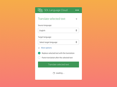 SDL Office Add-in add in office plugin sdl translation translator word