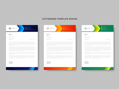 Letterhead Design Corporate Identity Template