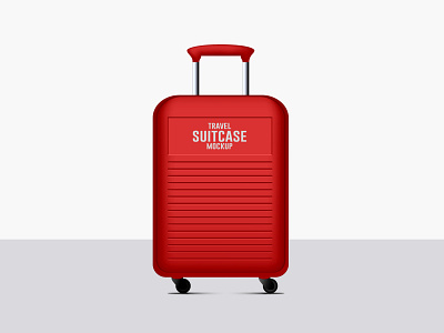 TRAVEL SUITCASE MOCKUP