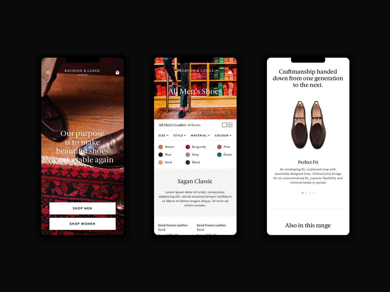 🌑 design designer digital digital design ecommerce elegant fashion interaction design interface minimal ui ux visual design web website design