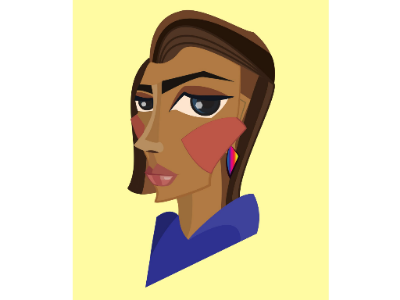 The arrogant lady adobe character characterdesign design illustration vector ،