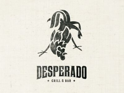 desperado bar cuisine grill logo mexican