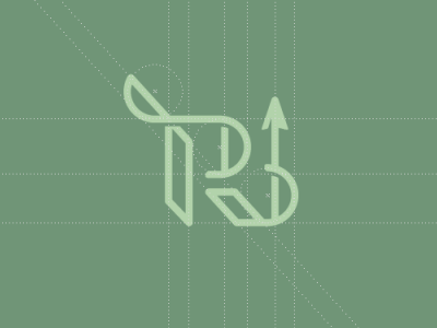 Robin Hood letter logo r robin sign