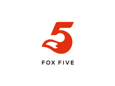 fox five logo five fox logo tail