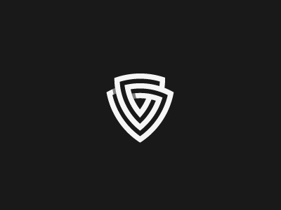 G Shield artyomya g guard letter logo mark shield