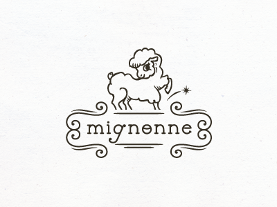 mignonne cute logo logotype