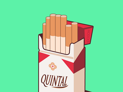 Quintal flat illustration modog