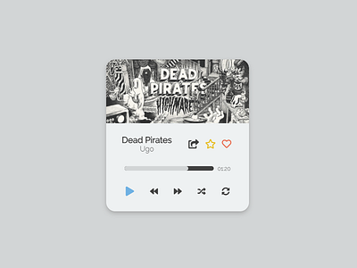 Simple Music Player UI