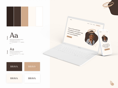 BRAVA - Branding brand design brand identity branding branding and identity branding design brown business card clean colors design designs identity landing page logo minimal style style guide ui web website