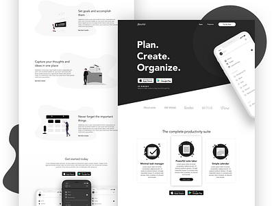 Productivity Apps - Website Concept