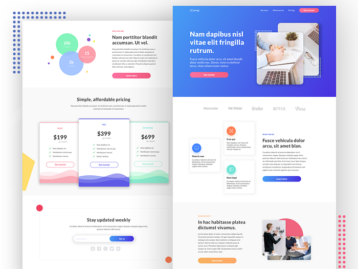 Browse thousands of App Creative Agency Landing Page images for design ...