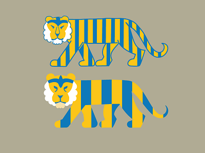 A Swedish Tiger (Original vs My interpretation) a swedish tiger en svensk tiger icon swedish tiger