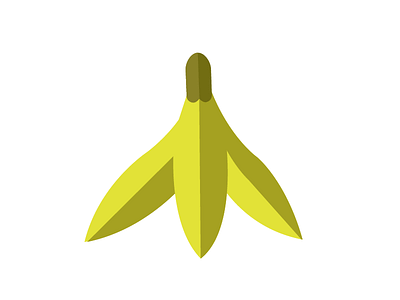 Composting (Banana Peel) banana banana peel composting flat flat design icon yellow
