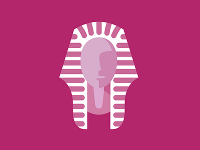 Pharao authority egypt flat hierarchy icon mask pharao