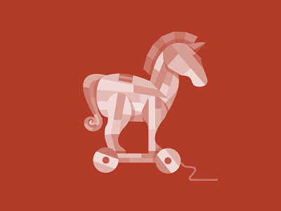 Trojan Horse flat horse icon symbol trojan trojan horse wood