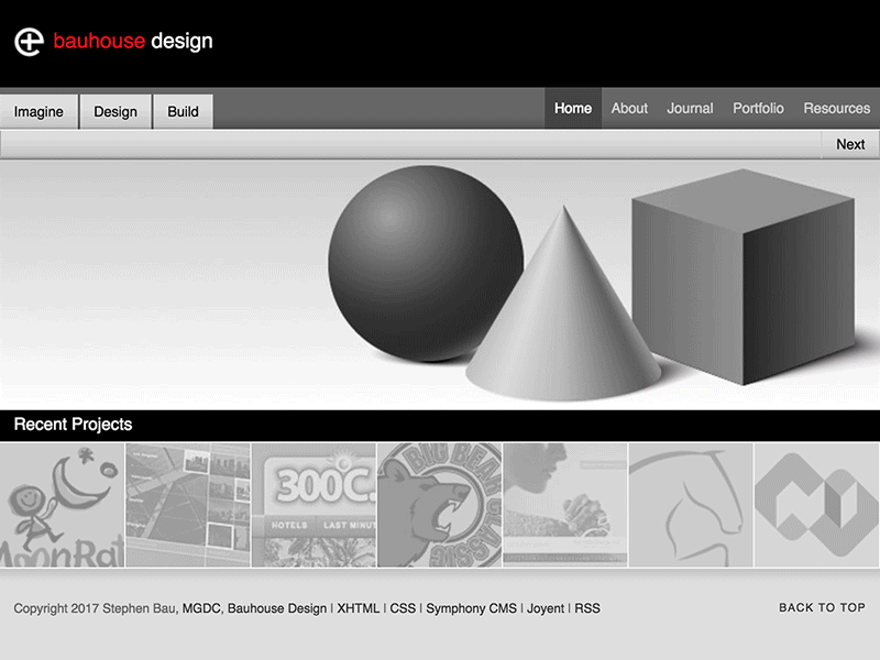Bauhouse Design design process information architecture web